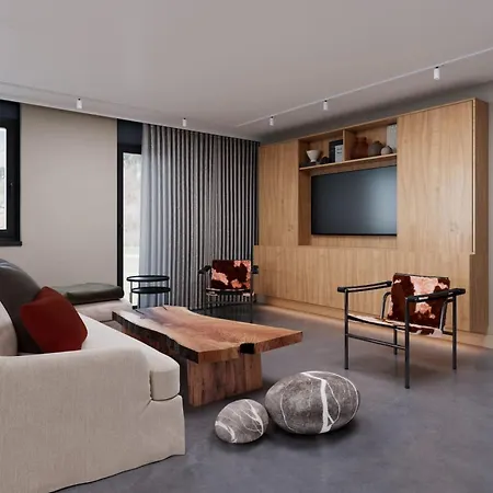 Modern Alpine Retreat Garden And Panoramic Views Apartment