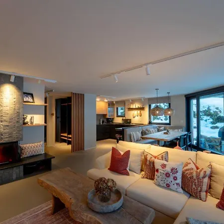 Modern Alpine Retreat Garden And Panoramic Views