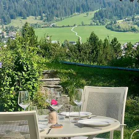Modern Alpine Retreat Garden And Panoramic Views Flims