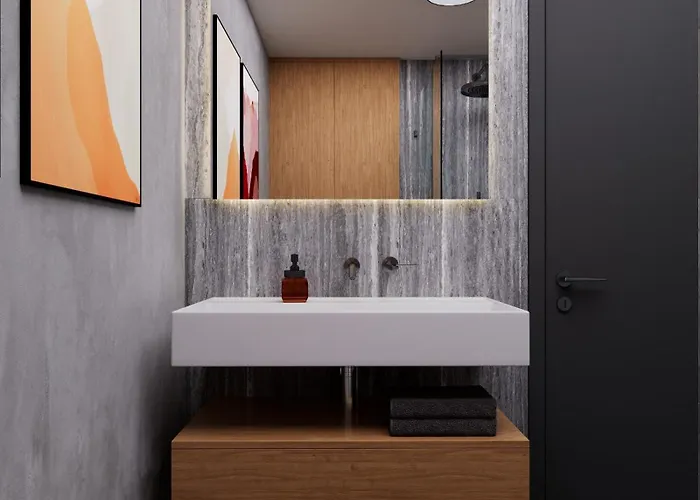 Modern Alpine Retreat Garden And Panoramic Views